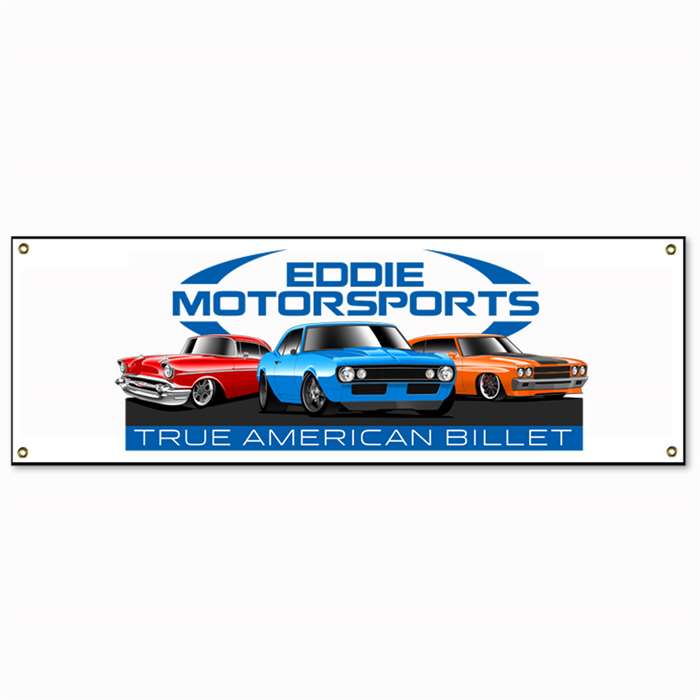 Shop Banner Cloth 3' X 6' Eddie Motorsports