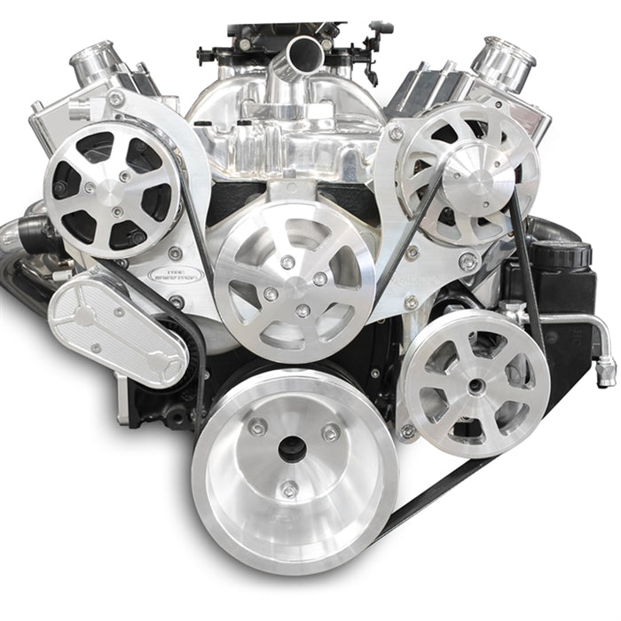 Small Block Chevy S-Drive 8 Rib Pulley Kit – Eddie Motorsports