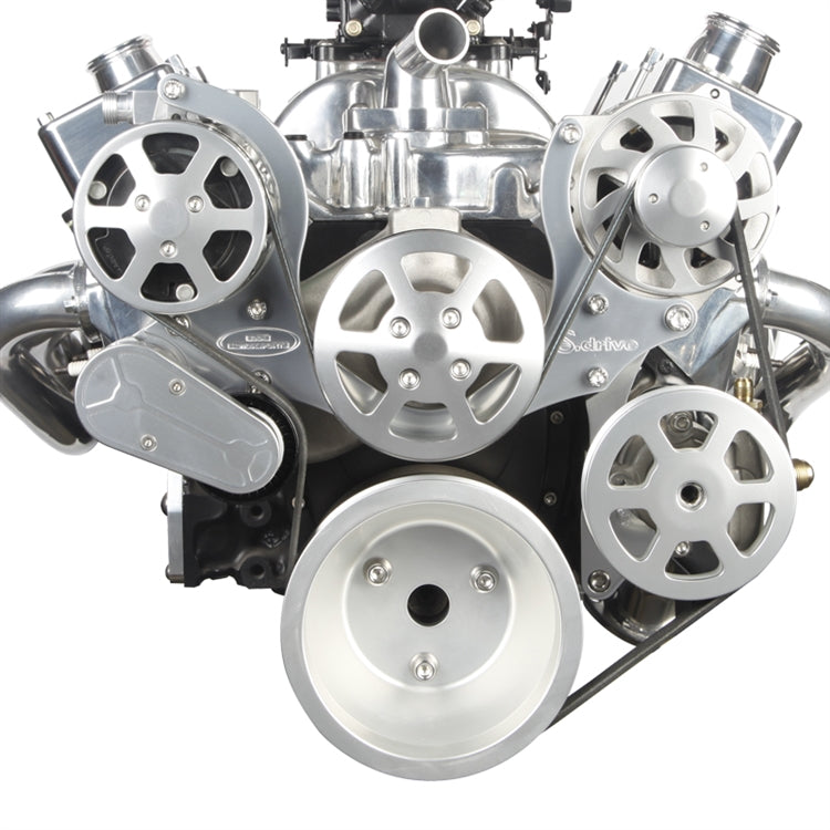 Small Block Chevy S-Drive 6 Rib Pulley Kit – Eddie Motorsports
