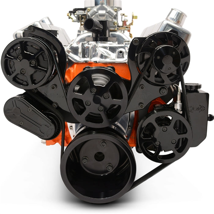 Big Block Chevy S-Drive 6 Rib Pulley Kit Raven Series – Eddie