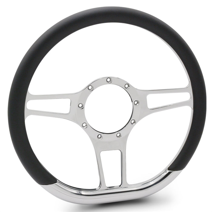 PSI Contender D Shaped Billet Steering Wheel 13-1/2