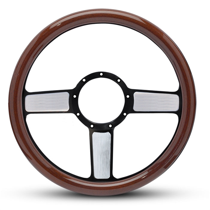 メ*6様 出品今週まで DAMD ALL WOOD Steering Wheel Half Wrap Linear Steering Wheel 13-1/2