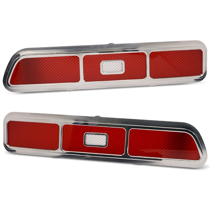 Tail Light Bezels & Lenses with Back-Up Light 1969 Camaro – Eddie