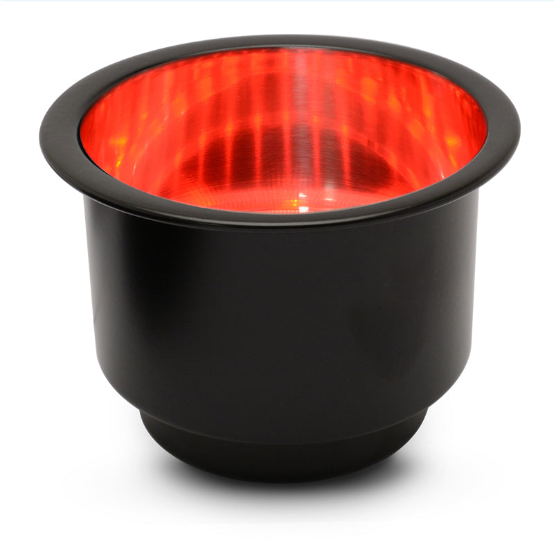 Drink Holder Stainless Steel - Red LED – Eddie Motorsports