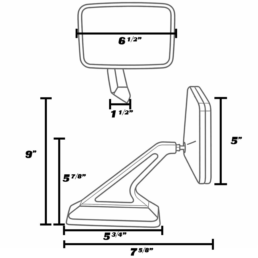 1967-72 Chevy Truck Billet Mirror – Eddie Motorsports