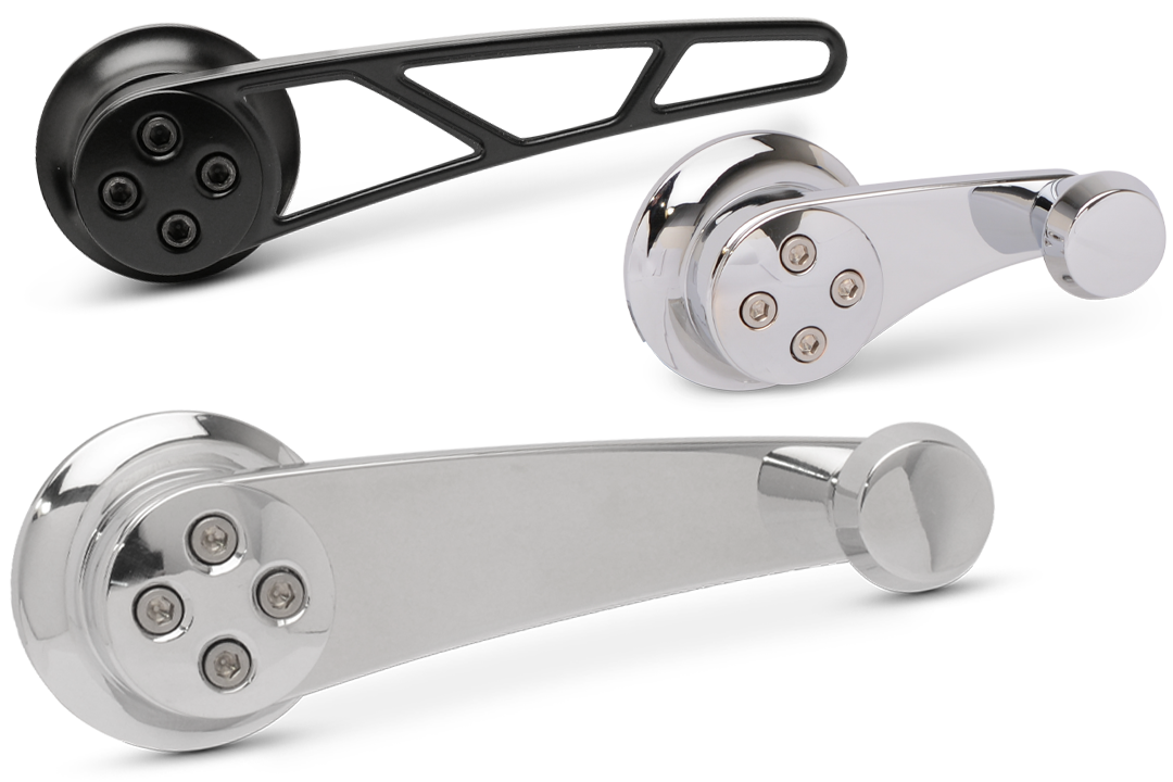 interior door handles, cranks